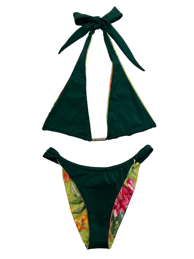 Chase Reversible Halter Bikini Top